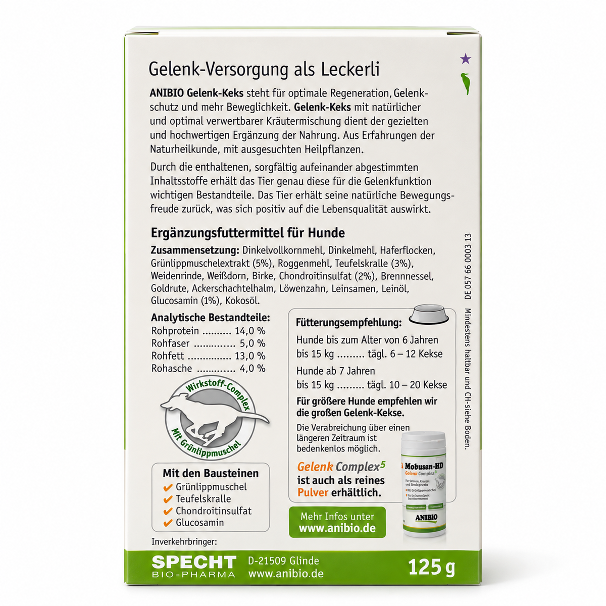 Supaw Snack Anibio Gelenk-Kekse Mini