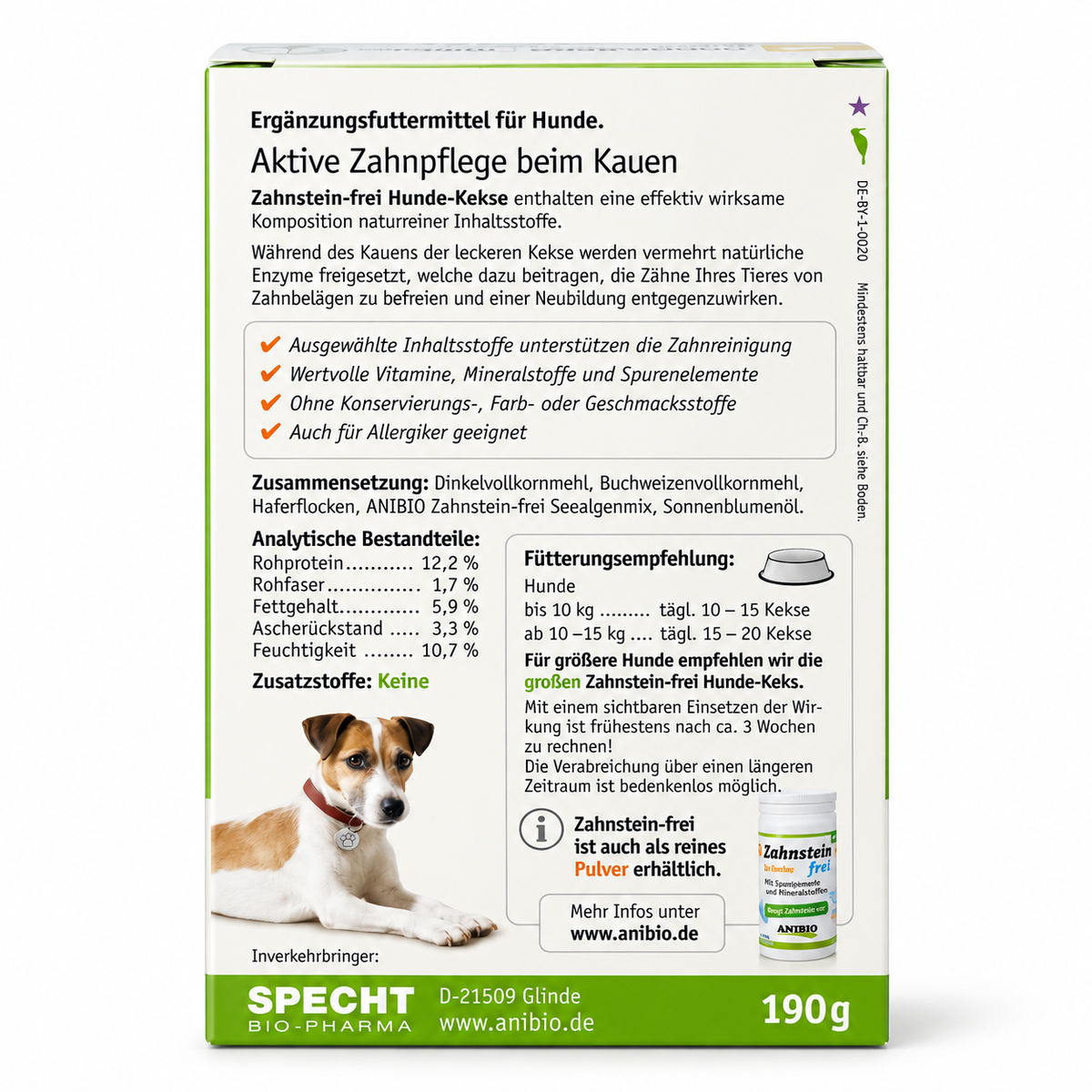 Supaw Snack Anibio Zahnstein-frei Kekse Mini