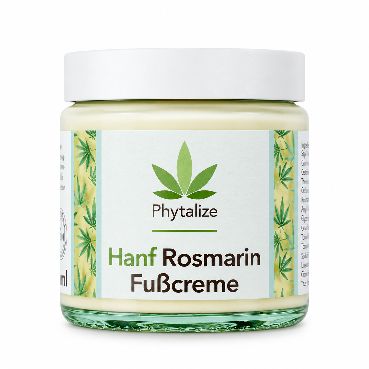 Hanf Rosmarin Fußcreme Phytalize ToxFox-geprüft